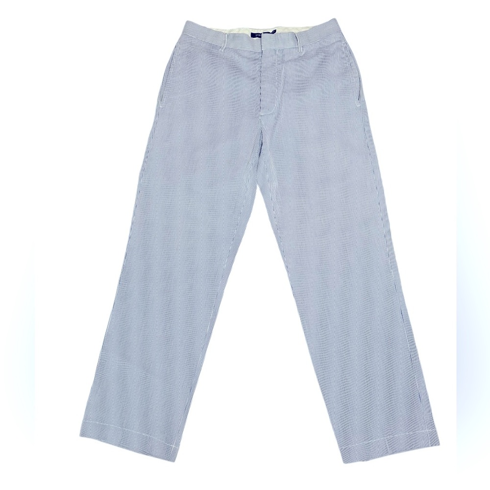 J. Crew Light Blue Seersucker Chinos